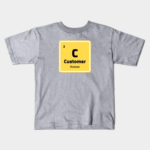 Customer Experience Element Kids T-Shirt by Press 1 For Nick